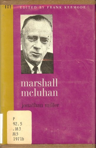 Beispielbild fr Marshall McLuhan zum Verkauf von Better World Books