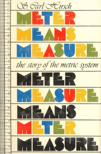 Beispielbild fr Meter Means Measure zum Verkauf von ThriftBooks-Atlanta