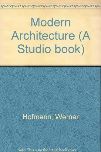 Beispielbild fr Modern Architecture zum Verkauf von ThriftBooks-Atlanta