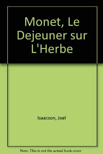Imagen de archivo de Manet: Le Dejeuner Sur L'Herbe (Art in context) a la venta por Eighth Day Books, LLC
