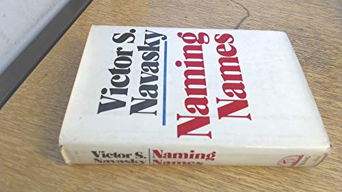 Imagen de archivo de Naming Names a la venta por Better World Books