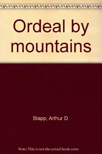 Beispielbild fr Ordeal by Mountain zum Verkauf von Ergodebooks