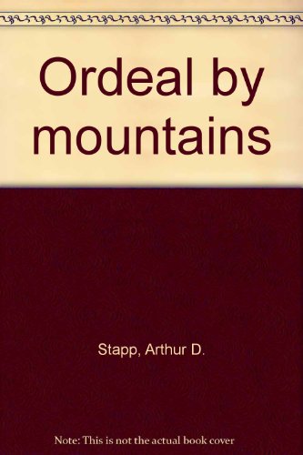 Imagen de archivo de Ordeal by Mountain a la venta por Ergodebooks