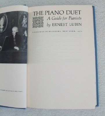 The Piano Duet: A Guide for Pianists