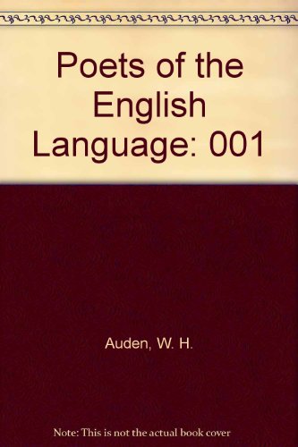 Portable Poets of the English Language, Medieval and Renaissance (9780670562442) by Auden, W. H.; Pearson, Norman Holmes