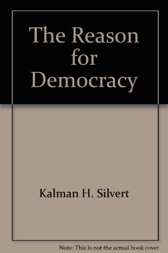 Imagen de archivo de Reason for Democracy a la venta por Wonder Book