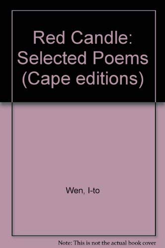 Beispielbild fr Red Candle : Selected Poems zum Verkauf von Better World Books: West