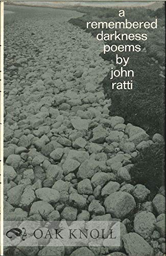 9780670593682: A remembered darkness; poems