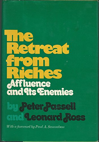 Imagen de archivo de Retreat from Riches a la venta por Better World Books