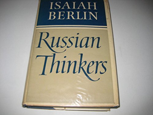 Beispielbild fr Russian Thinkers zum Verkauf von Better World Books