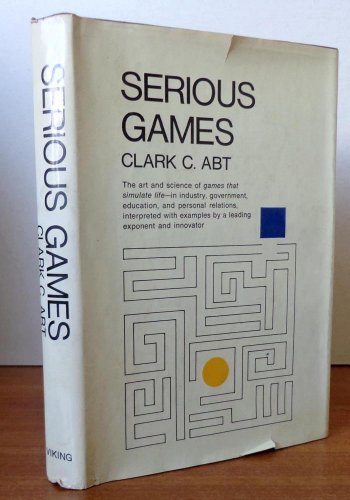 Beispielbild fr Serious Games zum Verkauf von Ergodebooks