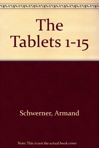 The Tablets 1-15 (9780670689996) by Schwerner, Armand