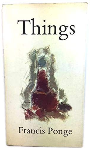 Things (9780670700578) by Francis Ponge