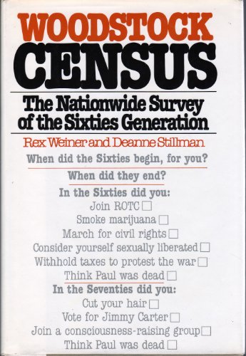 Beispielbild fr Woodstock Census; The Nationwide Survey of the Sixties Generation zum Verkauf von Ground Zero Books, Ltd.