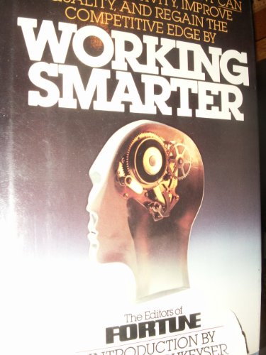 Beispielbild fr Working Smarter zum Verkauf von Wonder Book