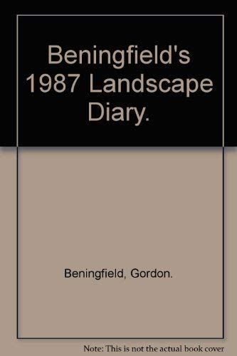 Stock image for Beningfield's Landscape Diary 1987 for sale by WorldofBooks