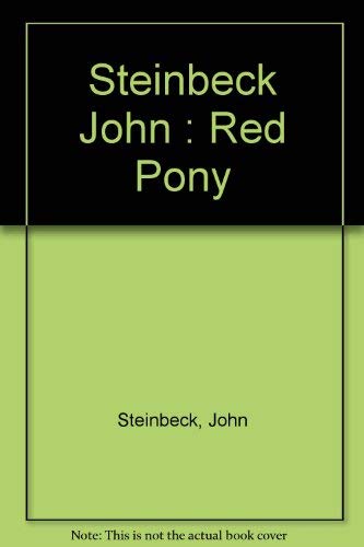 Stock image for The Red Pony for sale by Better World Books