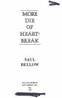 Imagen de archivo de More Die of Heartbreak a la venta por Better World Books: West