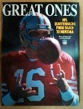 Beispielbild fr Great Ones : NFL Quarterbacks from Baugh to Boomer zum Verkauf von Better World Books