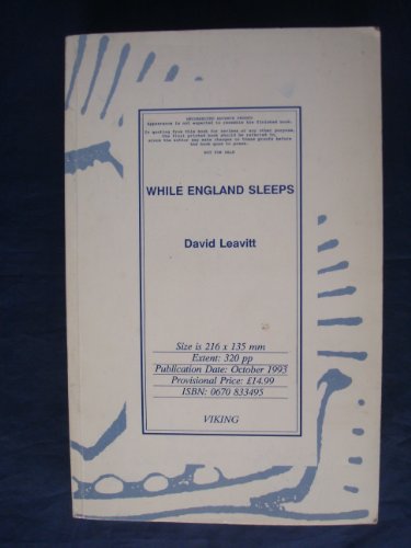 9780670833498: While England Sleeps