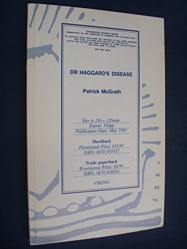 9780670836857: Dr Haggards Disease