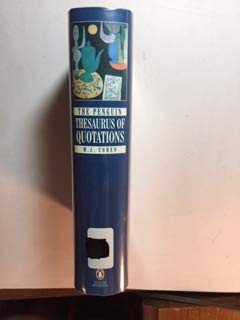 Beispielbild fr The Penguin Thesaurus of Quotations zum Verkauf von AwesomeBooks