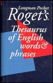 Stock image for Longman Pocket Roget's Thesaurus of English Words And Phrases for sale by WorldofBooks