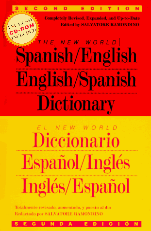 Stock image for The New World Spanish English/English Spanish Dictionary with CD-Rom: Revised Edition (Spanish and English Edition) for sale by Books of the Smoky Mountains