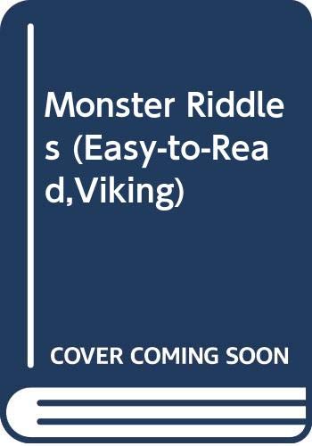 Beispielbild fr Monster Riddles zum Verkauf von ThriftBooks-Atlanta