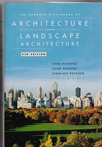 Imagen de archivo de The Penguin Dictionary of Architecture a la venta por Better World Books