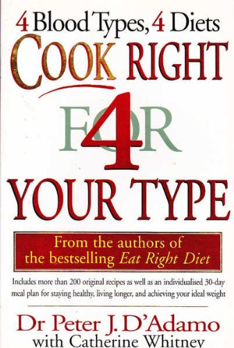 Beispielbild fr Cook Right For Your Type zum Verkauf von Reuseabook