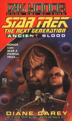 Imagen de archivo de ANCIENT BLOOD (STAR TREK: THE NEXT GENERATION, DAY OF HONOR)' a la venta por HPB-Diamond