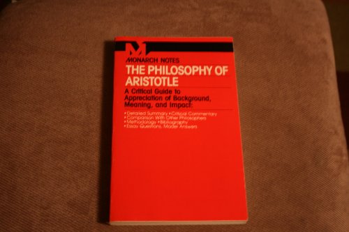 Imagen de archivo de The Philosophy of Aristotle a la venta por Zoar Books & Gallery