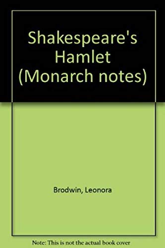 Imagen de archivo de Shakespeare's Hamlet (Monarch Notes) a la venta por Wonder Book