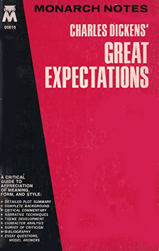 Stock image for Charles Dicken's Great Expectations (Monarch Notes) for sale by Wonder Book