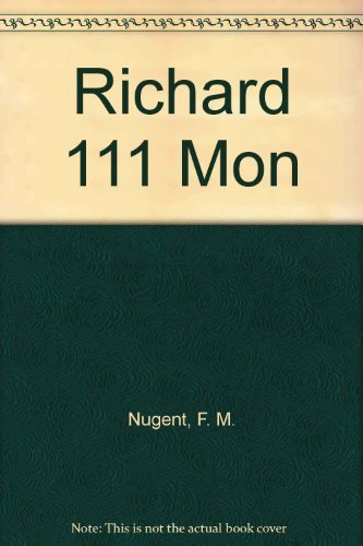 Beispielbild fr Shakespeare's Richard III zum Verkauf von Wonder Book