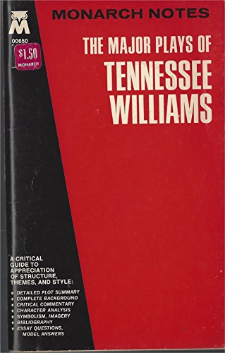 9780671006501: The Major Plays of Tennessee Williams: Cat on a Hot Tin Roof/the Glass Menagerie/Orphedeus Descending/a Streetcar Named Desire and Others: Cat on a ... Orpheus Descending / A Streetcar Named Desire