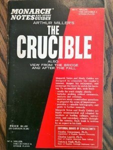 Beispielbild fr Arthur Miller's the Crucible: And a Memory of Two Mondays, a View from the Bridge, After the Fall, Incident at Vichy zum Verkauf von POQUETTE'S BOOKS