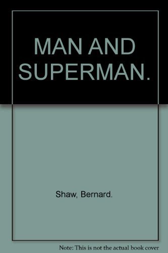 Man and Superman (Monarch Notes) (9780671007232) by Shaw, Bernard