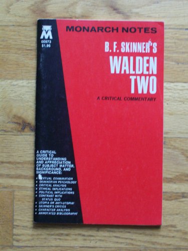 B.F. Skinner's Walden 2 (9780671009731) by Skinner, B. F.
