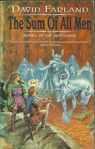 Imagen de archivo de The Sum Of All Men: Book One Of The Runelords Series a la venta por Bahamut Media