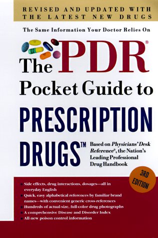 Stock image for The PDR POCKET GUIDE TO PRESCRIPTION DRUGS THIRD EDITION for sale by SecondSale