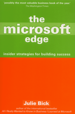 Beispielbild fr The Microsoft Edge: Insider Strategies for Building Success zum Verkauf von WorldofBooks