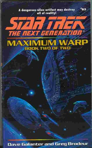 Imagen de archivo de Maximum Warp Book Two: Forever Dark (Star Trek The Next Generation, No 63) a la venta por Once Upon A Time Books