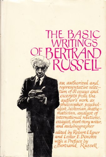 9780671068356: The Basic Writings of Bertrand Russell 1903-1959