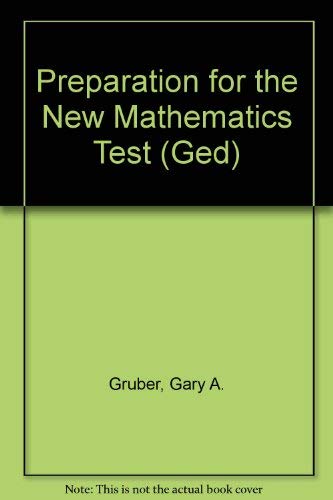 Imagen de archivo de GED Math Test a la venta por Better World Books