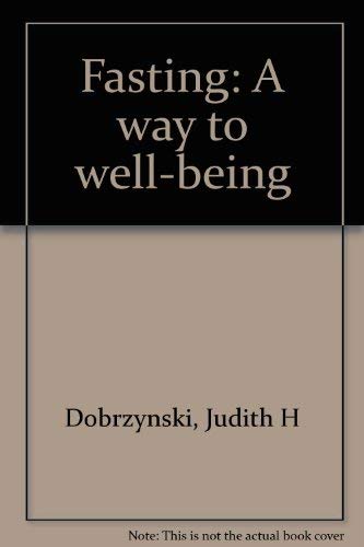 9780671184087: Fasting: A way to well-being