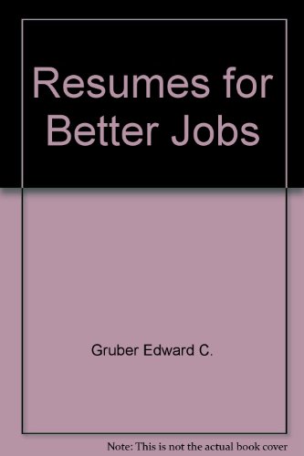9780671187088: Resumes for Better Jobs