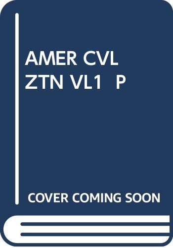 Imagen de archivo de Amer Cvlztn VL1 P a la venta por Wonder Book