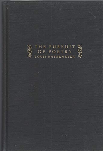 9780671204099: Title: The Pursuit of Poetry